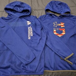 Under Armour Kids Blue Hooded Jackets Set